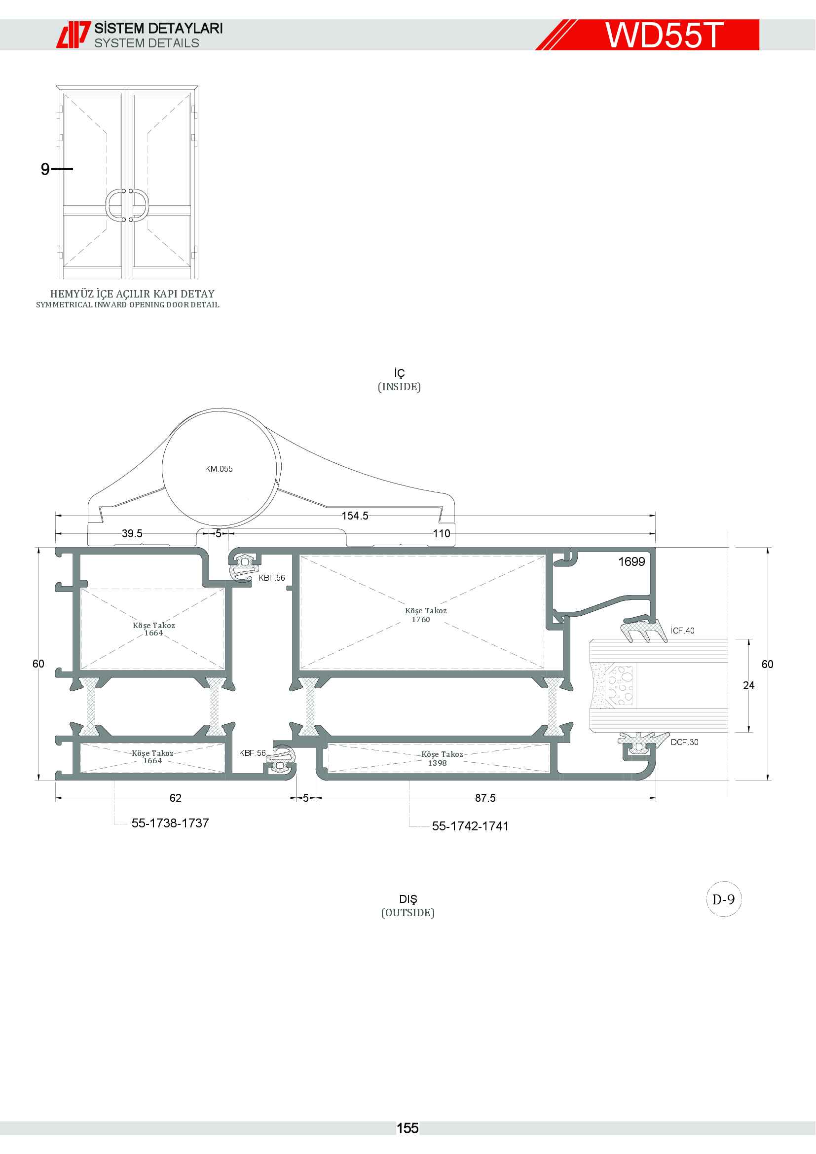 S 55 Yalıtımlı Alüminyum 88